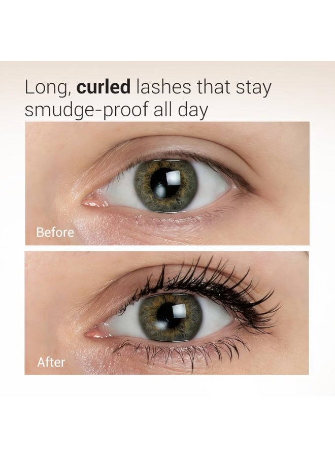 HEIMISH Dailism Smudge Stop Mascara 0.32oz/9g - Curling & Lengthening, Long-lasting, Waterproof, Smudge-proof, Non-Clumping, Washable Cleansing Korean Mascara - Black Curling - Image 3