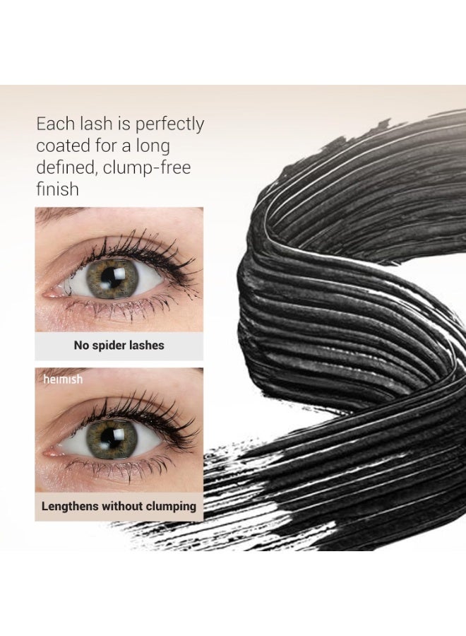 HEIMISH Dailism Smudge Stop Mascara 0.32oz/9g - Curling & Lengthening, Long-lasting, Waterproof, Smudge-proof, Non-Clumping, Washable Cleansing Korean Mascara - Black Curling - Image 5