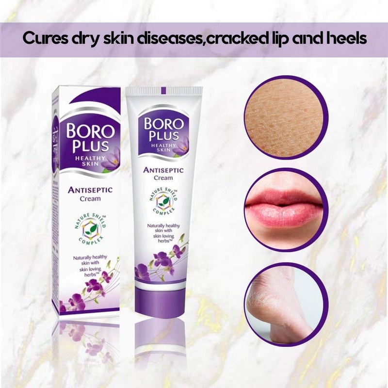 Boroplus Natural Ayurvedic Cream | with Skin Loving Herbs | Multi-Purpose Healing Cream | Repairs Wounds, Rashes, & Cracked Feet | 1.35 Oz (Pack Of 2 ) - Image 5