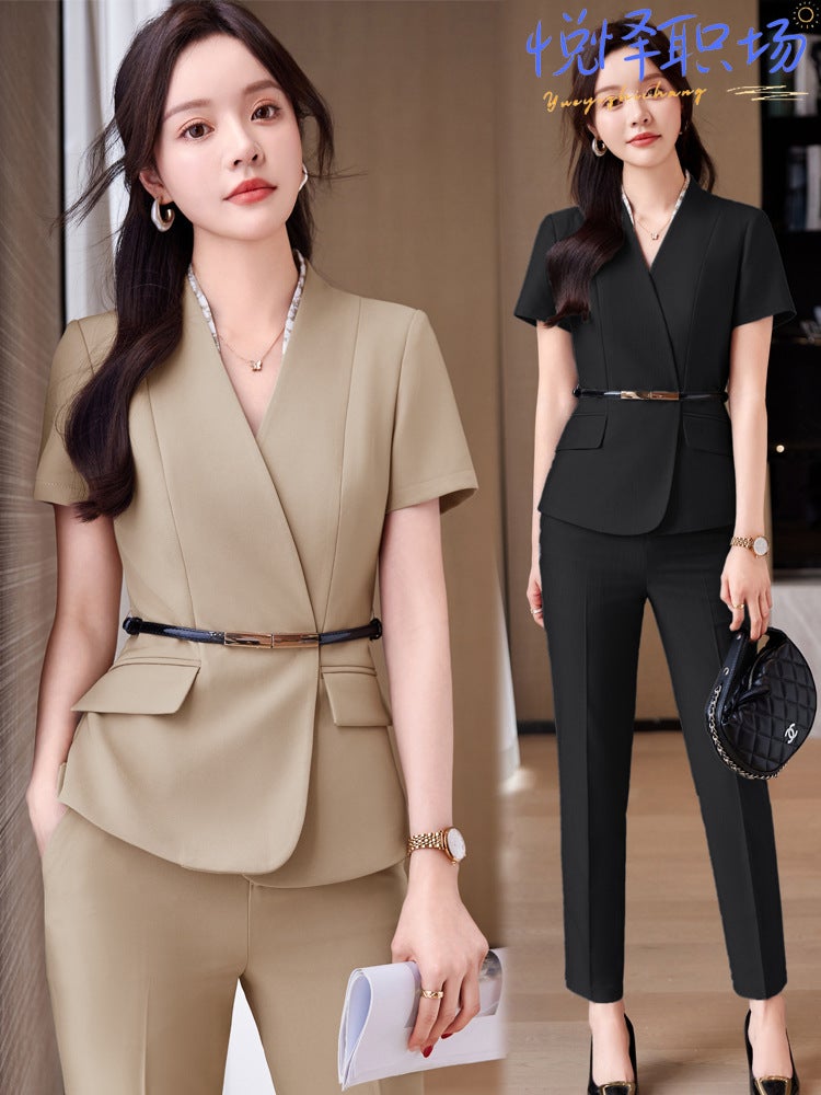 Professional Temperament Goddess Style Workwear Women'S Suit Fashion Ol Commuter Host Business Formal Wear Workwear Business Wear - Image 2