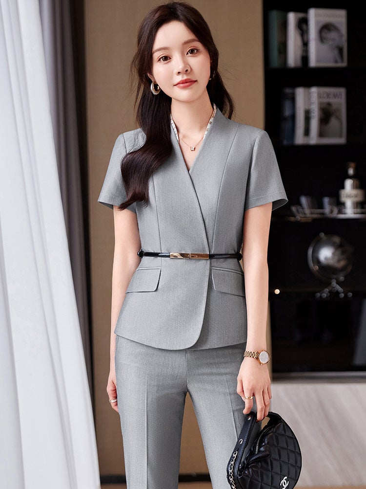 Professional Temperament Goddess Style Workwear Women'S Suit Fashion Ol Commuter Host Business Formal Wear Workwear Business Wear - Image 4