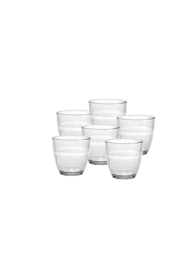 DURALEX Made In France Gigogne Glass Tumbler Drinking Glasses, 3.13 ounce - Set of 6, Clear - Image 1