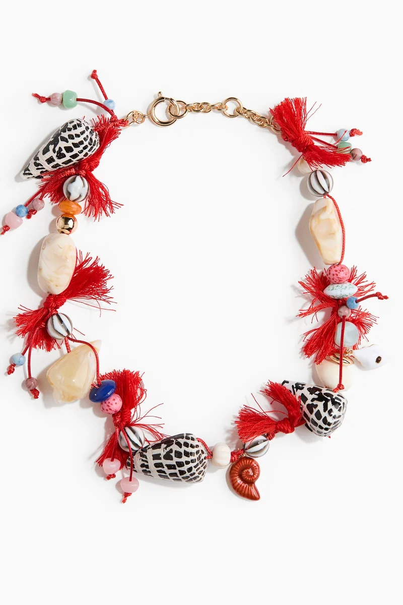 H&M Embellished cord necklace