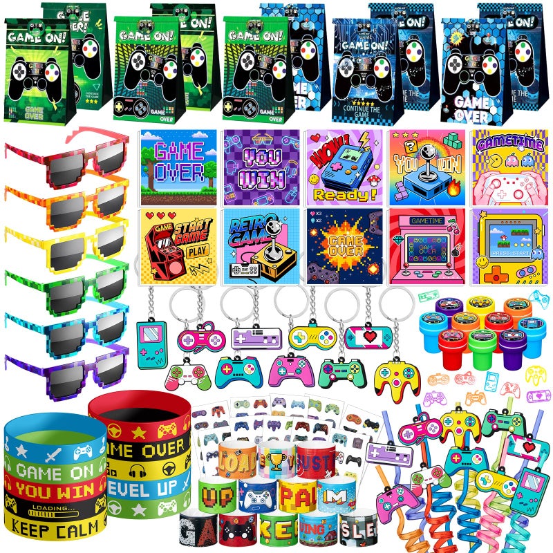 DMIGHT Video Game Party Favors Birthday Supplies for Kids Bags Game On Stuffer Gifts Boys Gamer Party Decorations - Image 2