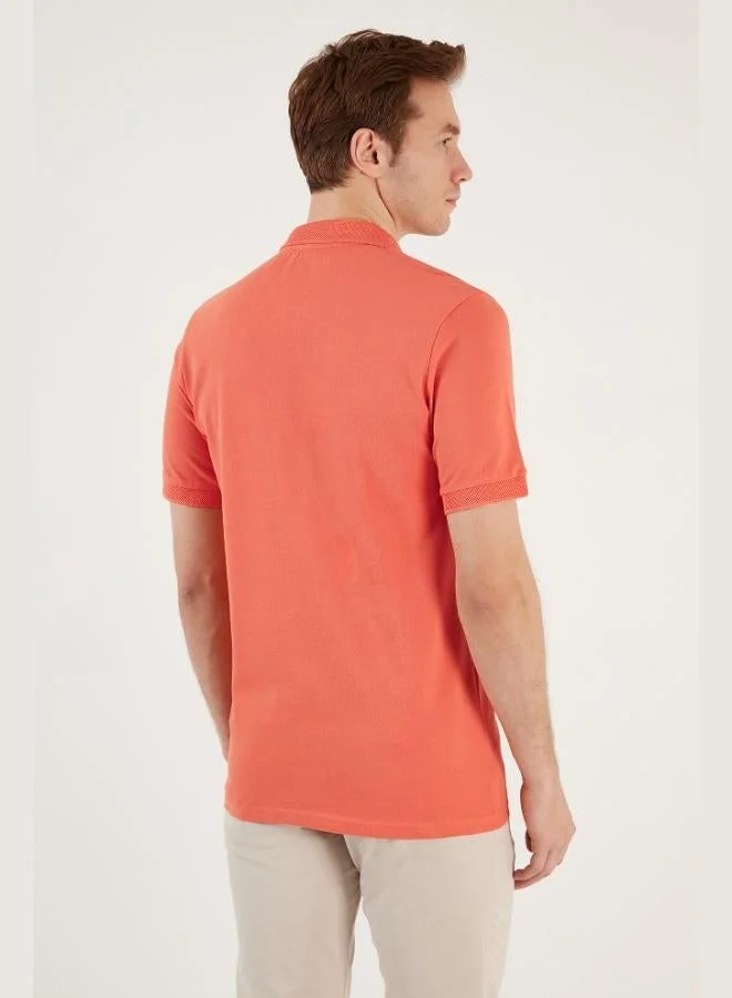 Buratti  Buratti Cotton Regular Fit Buttoned Polo Collar T Shirt Men's Polo Collar T-Shirt 5902739 for Men | Best Price UAE