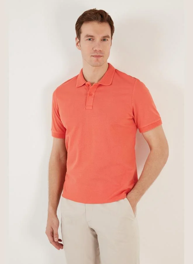 Buratti  Buratti Cotton Regular Fit Buttoned Polo Collar T Shirt Men's Polo Collar T-Shirt 5902739 for Men | Best Price UAE