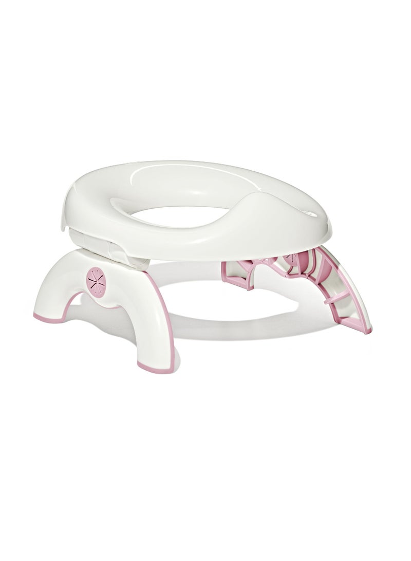 2-In-1 Travel Potty for Toddler, Portable and Foldable Toilet, Apply to Seat Emergency Toilet for Car, Camping, Outdoor, Indoor - Image 1