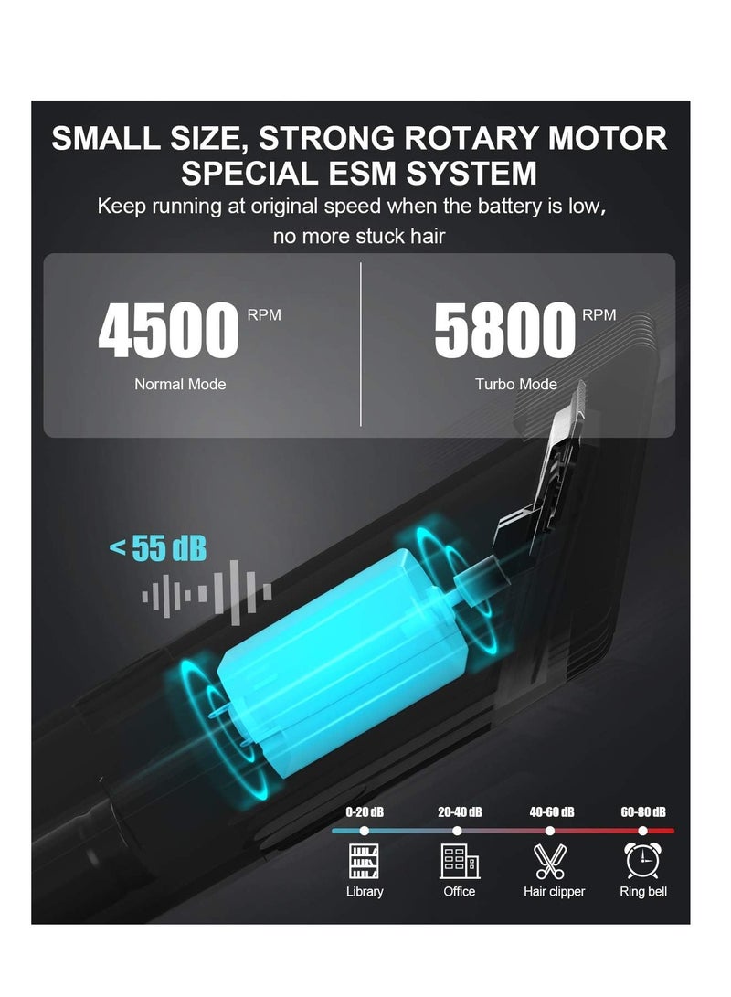 ENCHEN Hair Clippers for Men – Cordless Electric Trimmer, All-in-One Hair Cutting Kit, Rechargeable, Suitable for Kids, Home & Travel – Black - Image 2