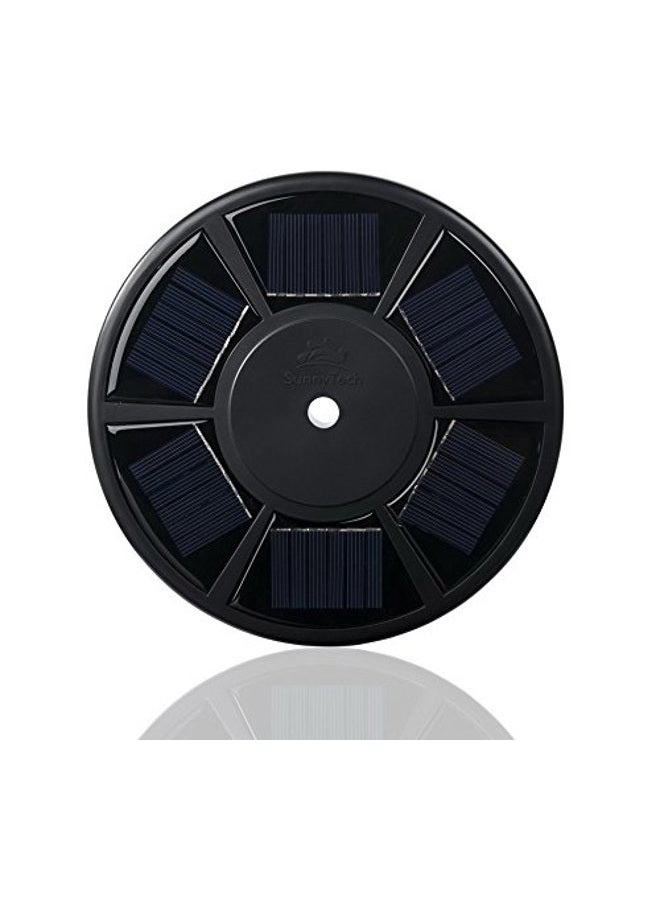 Sunnytech 2nd Generation Solar Flag Pole with 20LED Light, Brightest and Most Powerful, Stable and Long-Lasting, LED Downlight for 15 to 25 Ft In-Ground Flag Poles, Automatic, Black - Image 3