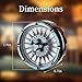 Froggod DND Dice Set with Mini Roulette Wheel Metal D20 Roulette Dice Spinner Unique DND Gift Set with Case for RPG Table GamesGradient - Image 4