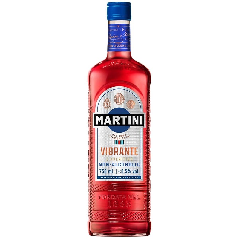 MARTINI Vibrante Non Alcoholic Aperitivo, Botanical, 0% ABV, 75cl - Image 1