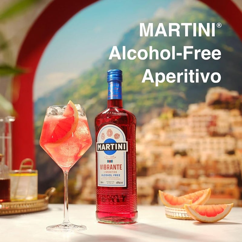 MARTINI Vibrante Non Alcoholic Aperitivo, Botanical, 0% ABV, 75cl - Image 2