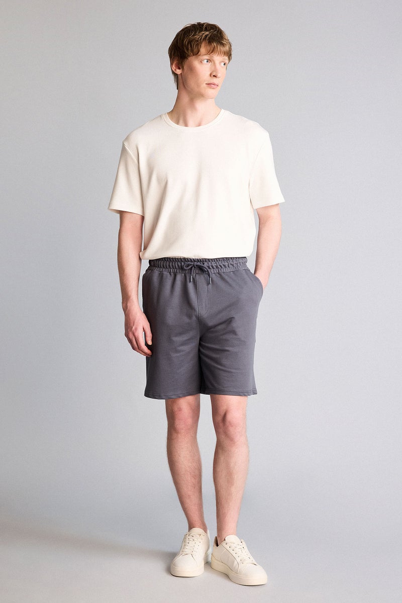 DeFacto Grey Man Regular Fit Shorts Casual - Image 1