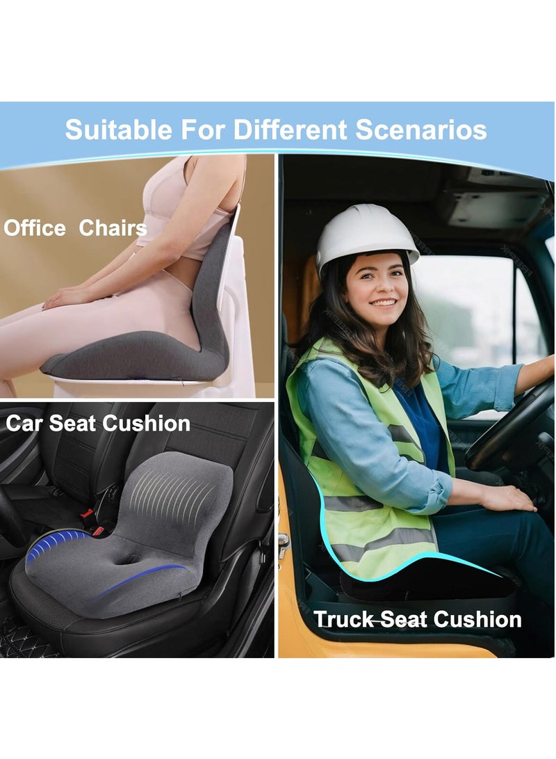 YelaJoy Pillows for Sitting,Donut Pillow for Tailbone Pain,Seat Cushion,Office Chair Cushions for Back and Butt Support,Lumbar Support Pillow for Gaming Computer Chair - Image 5