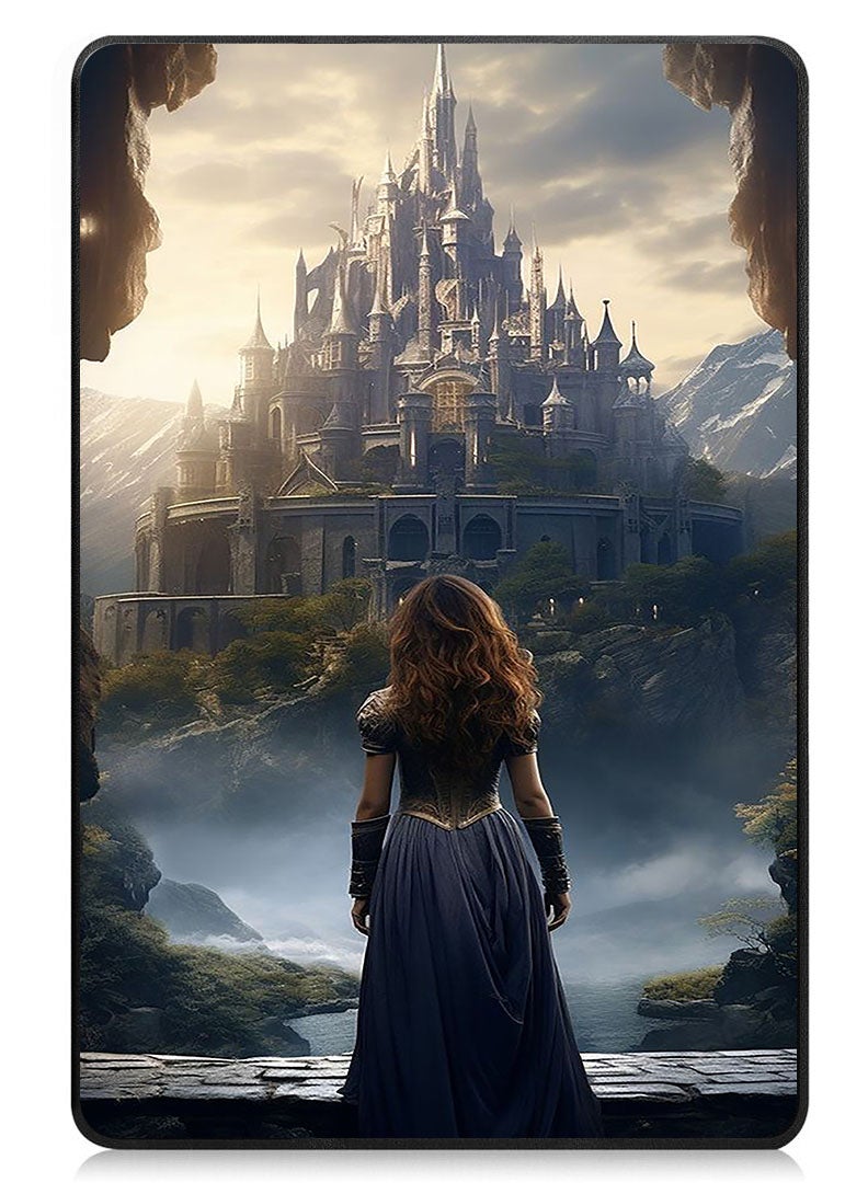 Theodor Protective Flip Case For Realme Pad 2 With Trifold Stand Auto Wake Sleep Shockproof Cover Alone On The Top Of - Image 1