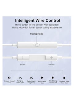 OMAKSS Headphones, with Lighting Earphones Wired Stereo Sound, Compatible with IOS 14/13/12/SE/11/XR/XS/X/7/7 Plus/8/8Plus  - Image 4