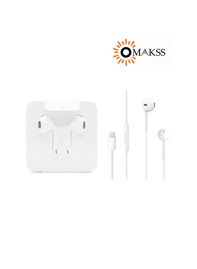 OMAKSS Headphones, with Lighting Earphones Wired Stereo Sound, Compatible with IOS 14/13/12/SE/11/XR/XS/X/7/7 Plus/8/8Plus - Image 2