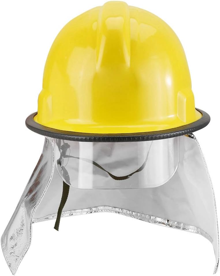 comfrt Firefighter Hard Hat, Fireman Safety Helmet with Aluminum Foil Prevention Flame-retardant Pierce Resistance for Work, Home, Firefighter, Work at Height - Image 1
