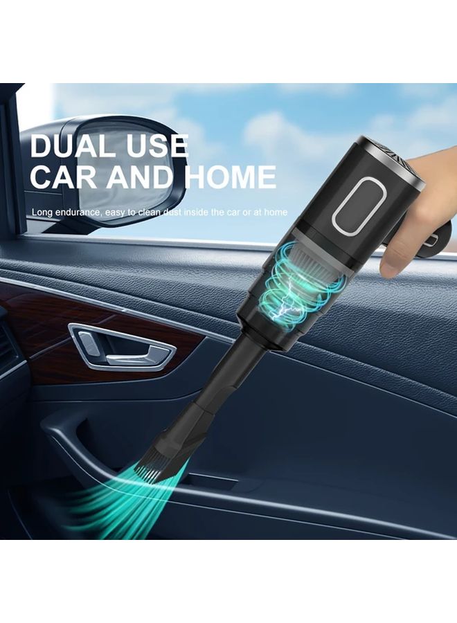 Upgraded Black Portable Cordless Handheld Vacuum Cleaner Strong Suction For Car Home Office - Image 5