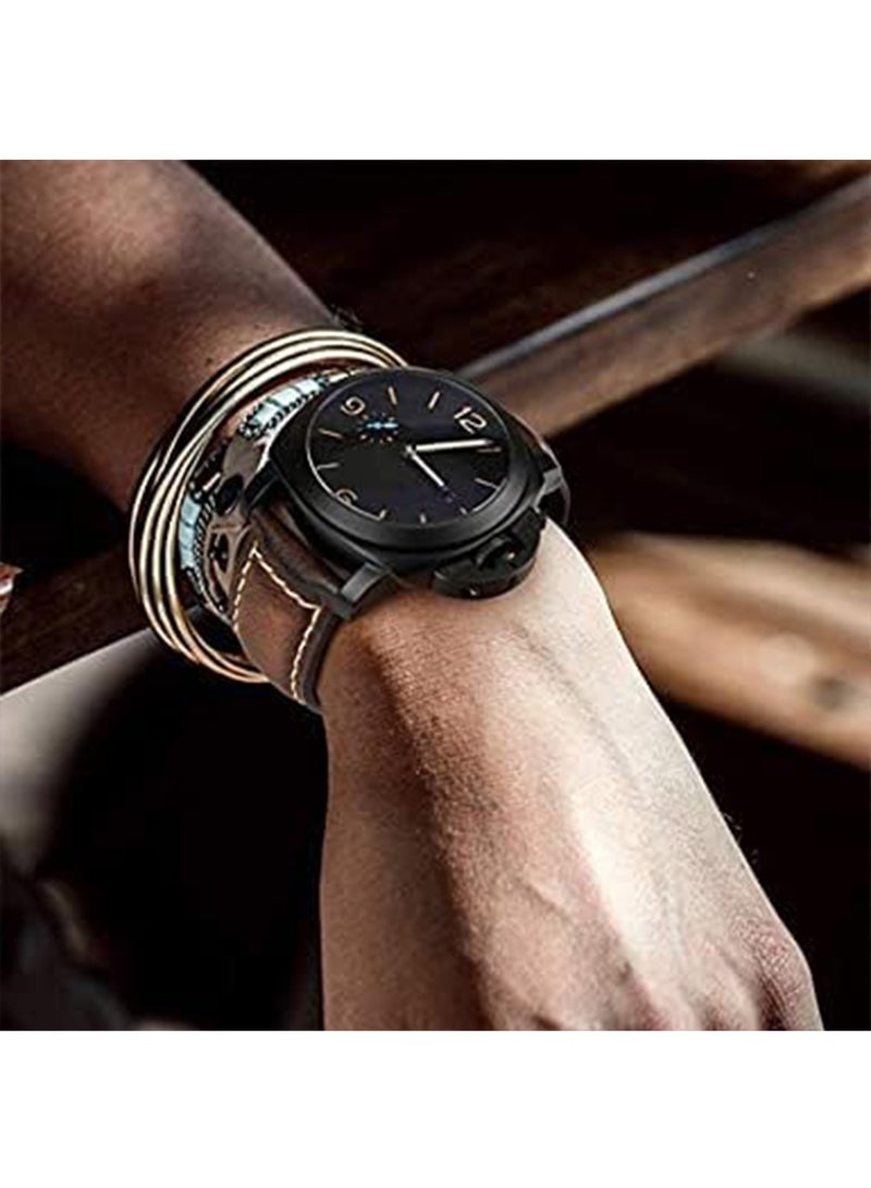 22mm Bands Compatible With Huawei Watch GT 3 Pro /GT2 Pro/GT3 46mm/GT 4/Watch 4 /GT2e 46mm/GT2 46mm/Watch 2 Classic With Quick Release Leather Skin Friendly With Comfortable For Men Women - Image 4