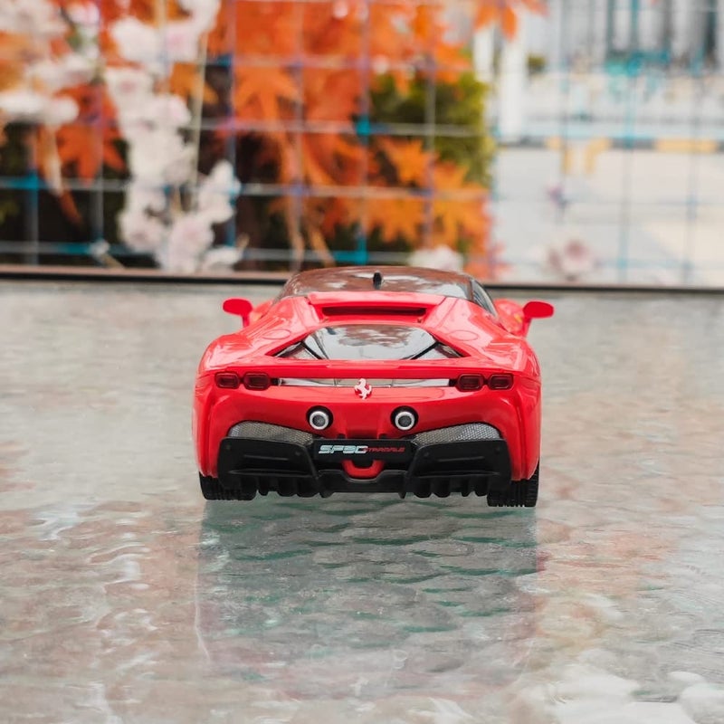 Rastar - Ferrari SF90 Stradale 1/18 Diecast Model with Remote Control - Red - 97500 - Image 3