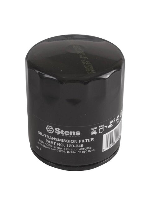 Stens Oil Filter 120345 Compatible with Onan P216 P218 P220 BFA BGA BGAL BGD BGDL BGE BGEL BGM B43G and B48GM Woods With Kohler engines Caterpillar 216B 226B 216B3 1220185