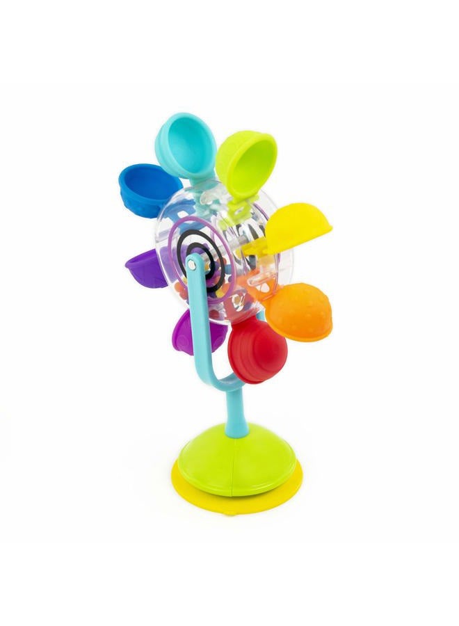 Sassy Whirling Waterfall Suction Toy for Bathtime - Stem - Ages 12+ Months, Multi - Image 1