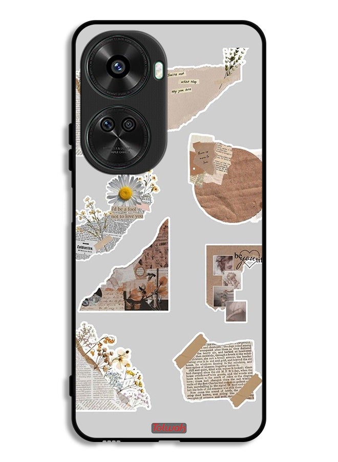 Tolwak Huawei nova 11 SE Protective Case Cover Pieces Of Paper Stickers - Image 1