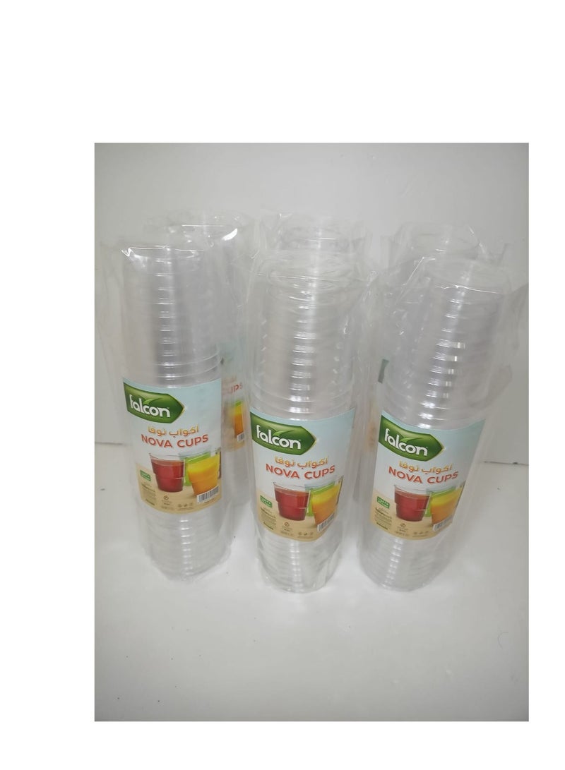 فالكون باك عبوة من 3 × 25 كوب فالكون نوفا (75 قطعة) - Image 3