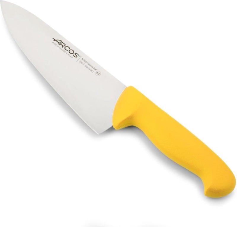 Arcos 2900 Chefâ€™s Knife - Yellow, 200mm