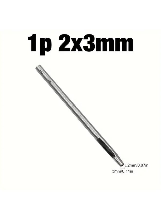 Oval Leather Punch Tool 6x12mm Size For Belts And Crafts Steel Hollow Hole Punch - Image 3