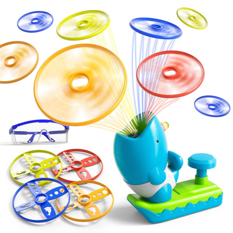 WATUDOU 29 PCS Flying Disc Launcher Outdoor Indoor Game Toys Gifts for 3 4 5 6 Year Old Kids Outdoor Outside Game Toys for Kids Boys Ages 35 48 Ideal 3 4 5 6 Year Old Boys Birthday Gifts - Image 3