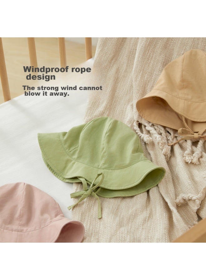 Wismorni Baby Hat, Summer Infant Sun Protection Cap, Fisherman Hat, Lightweight, Uv-resistant, Cute And Versatile - Image 2