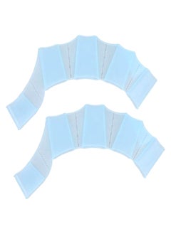 Generic Finger Flexible Silicone Swimming Gloves 19x16cm  - Image 1