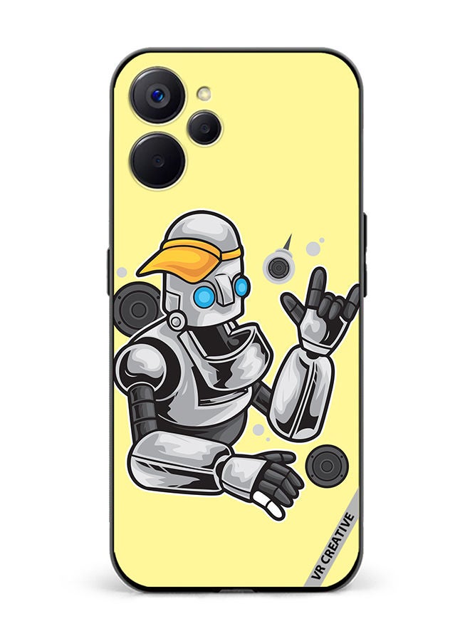 VR CREATIVE Protective Case Cover For Realme 10 5G Cool Robot Design Multicolour - Image 1