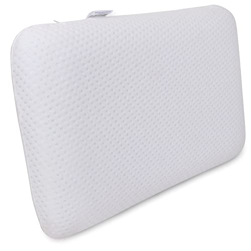 Sleepsia Cool Gel Ventilated Memory Foam Cervical Standard Pillow, Pain Relief Pillow for Neck, Orthopedic Neck Pain (60.96LX36.83WX11.43H Centimeters) - Image 1