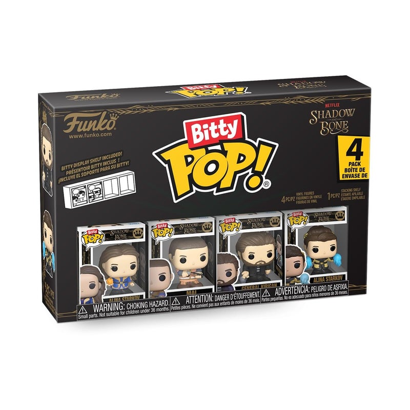 Funko Pop Bitty Netflix Alina Starkov General Kirigan Mal and Alina Starkov 09 Inch 22 Cm Shadow and Bone Collectable Stackable Display Shelf Included Gift Idea Cake Topper - Image 3