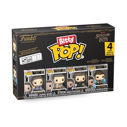 Funko Pop Bitty Netflix Alina Starkov General Kirigan Mal and Alina Starkov 09 Inch 22 Cm Shadow and Bone Collectable Stackable Display Shelf Included Gift Idea Cake Topper - Image 1