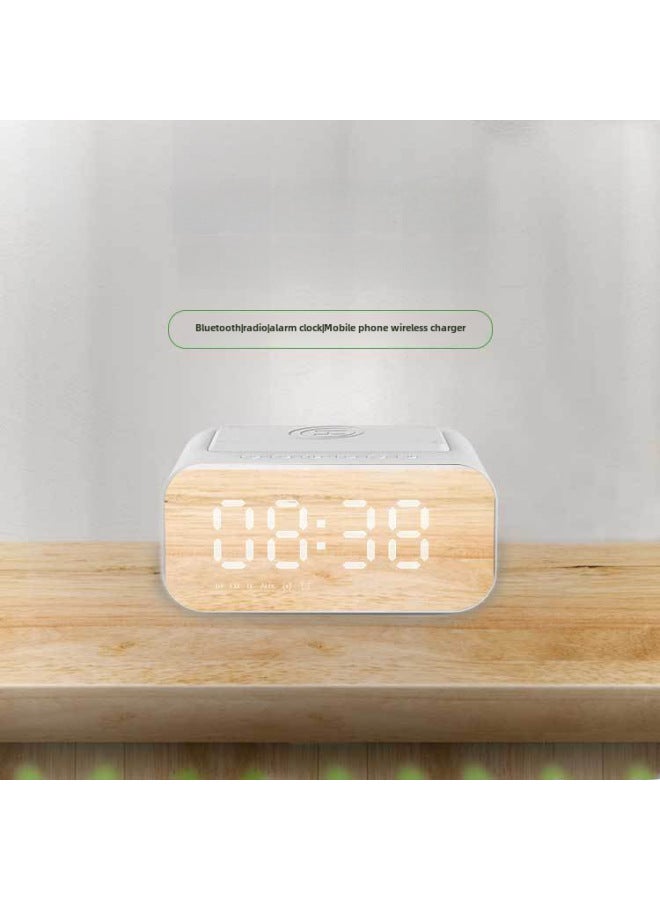 ايه اي سي مكبر صوت بلوتوث لاسلكي جديد مع شاشة عرض ساعة ومنبه ومرآة صوتية ساخنة - Image 4