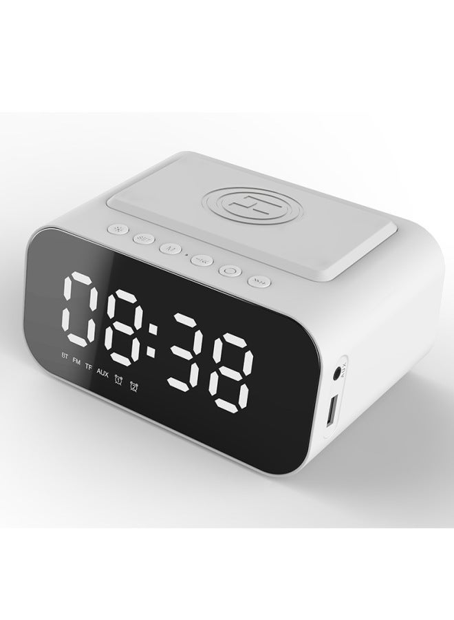 ايه اي سي مكبر صوت بلوتوث لاسلكي جديد مع شاشة عرض ساعة ومنبه ومرآة صوتية ساخنة - Image 1