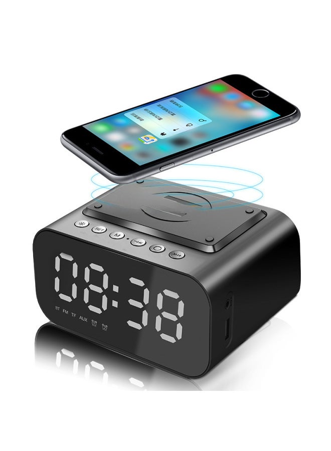 ايه اي سي مكبر صوت بلوتوث لاسلكي جديد مع شاشة عرض ساعة ومنبه ومرآة صوتية ساخنة - Image 3