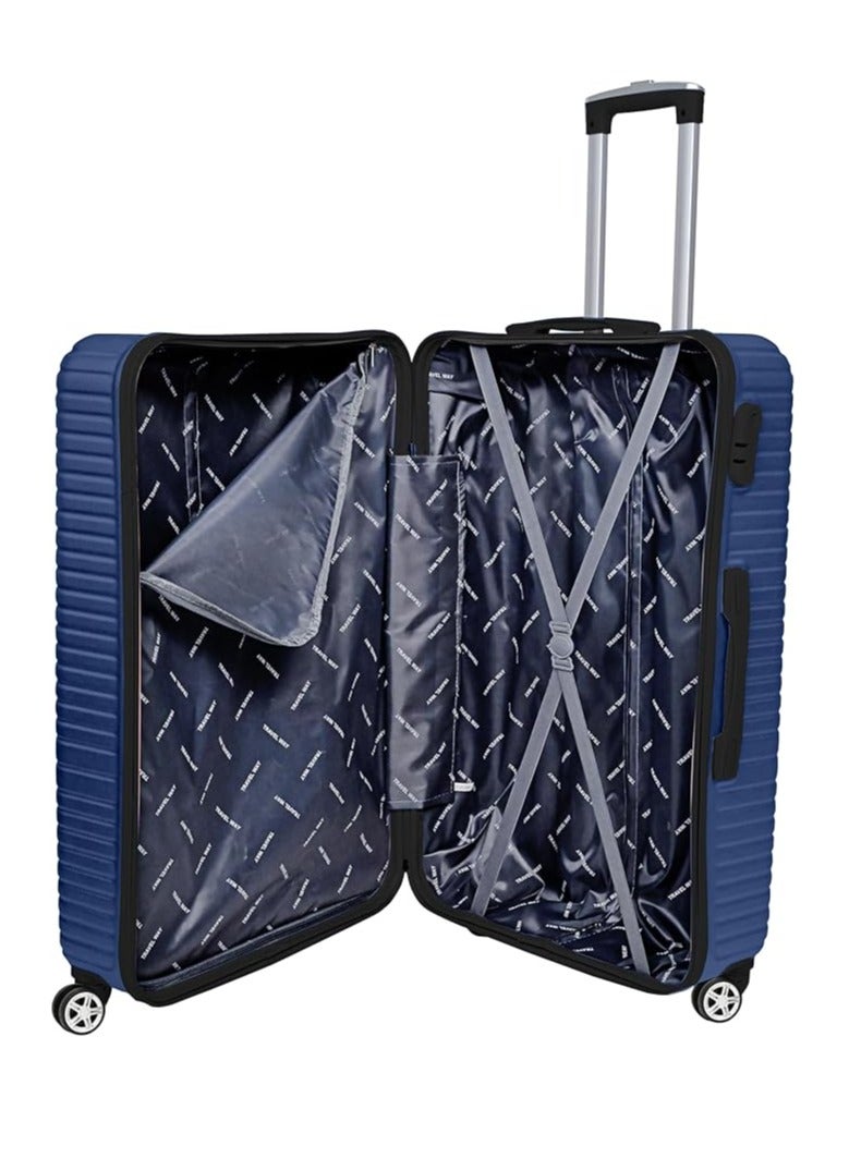 TrekKit Lightweight Carryon Luggage Bag - Hardshell Suitcase Spinner Luggage for Travel | ABS Luggage with 4 Spinner Wheels (Blue, 20 Inches (51 cm)) - Image 2