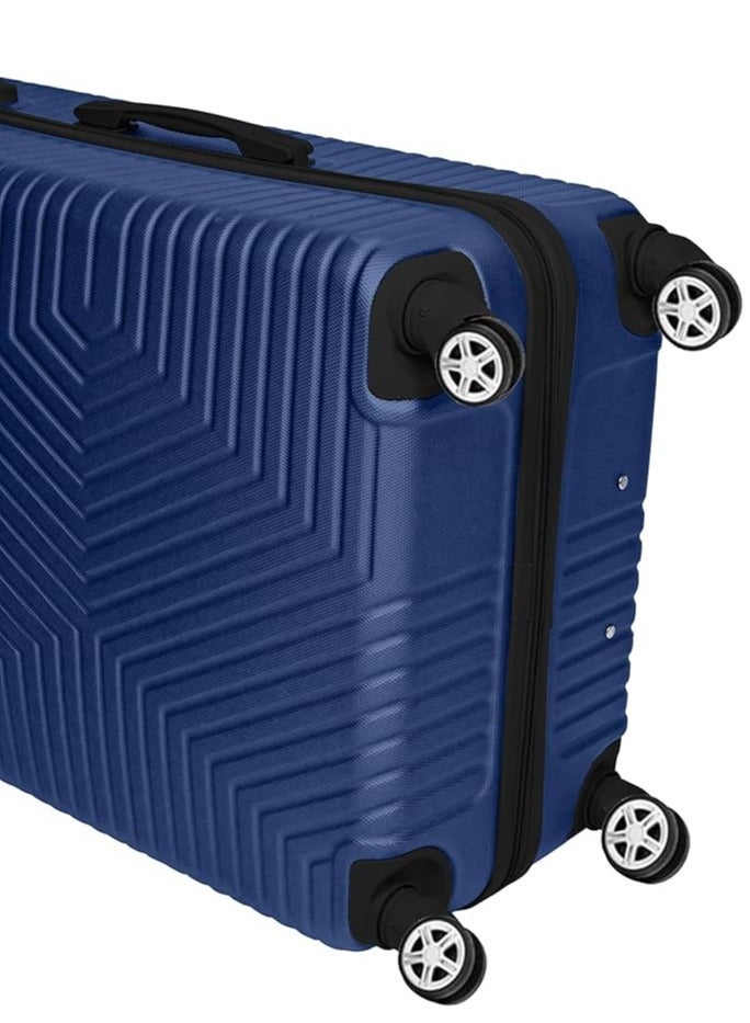 TrekKit Lightweight Carryon Luggage Bag - Hardshell Suitcase Spinner Luggage for Travel | ABS Luggage with 4 Spinner Wheels (Blue, 20 Inches (51 cm)) - Image 4