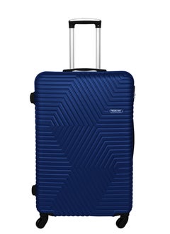 TRAVEL WAY TrekKit Lightweight Carryon Luggage Bag - Hardshell Suitcase Spinner Luggage for Travel | ABS Luggage with 4 Spinner Wheels (Blue, 20 Inches (51 cm))  - Image 1