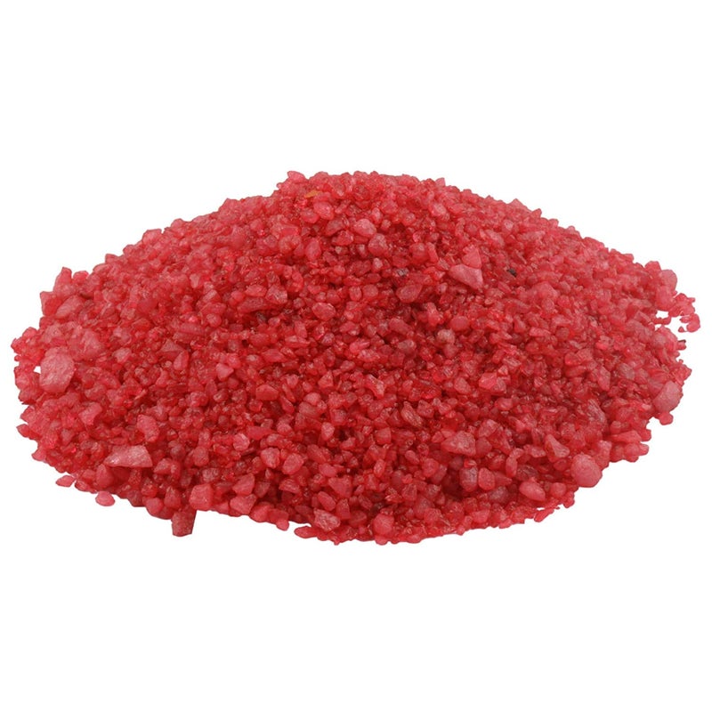 Maalavya 2.9 Kg Quartz Base Sugar Size Red Colored Crystal Sand for Home and Garden Decor, Aquarium Substrate, Vase Filler ETC - Image 3