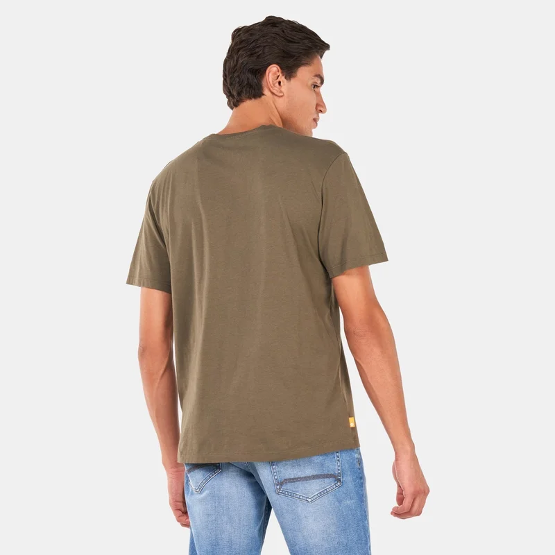 Timberland Men's Outdoor HER SSNL Camo Tree Logo T-Shirt