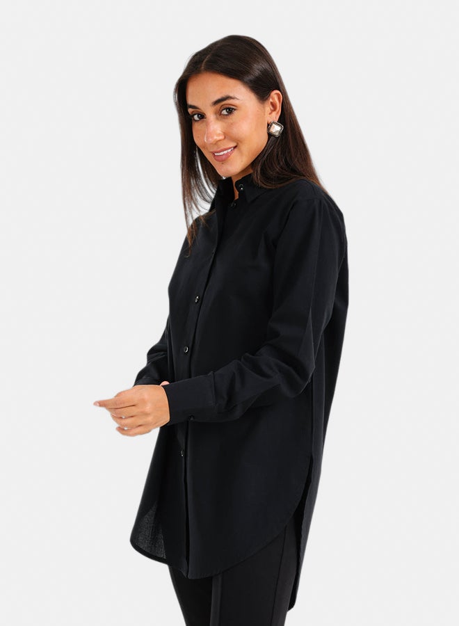 Carina High-Low Relaxed Shirt - Image 3