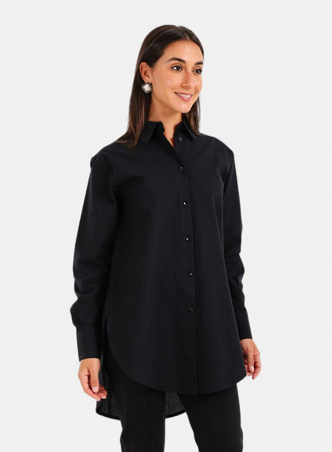 Carina High-Low Relaxed Shirt - Image 2