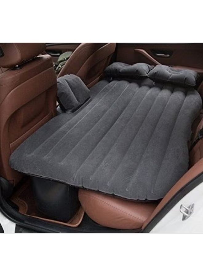 Car Inflatable Bed – Rear Seat Sleeping Mattress for SUV, Outdoor Camping & Travel – Beige - Image 2