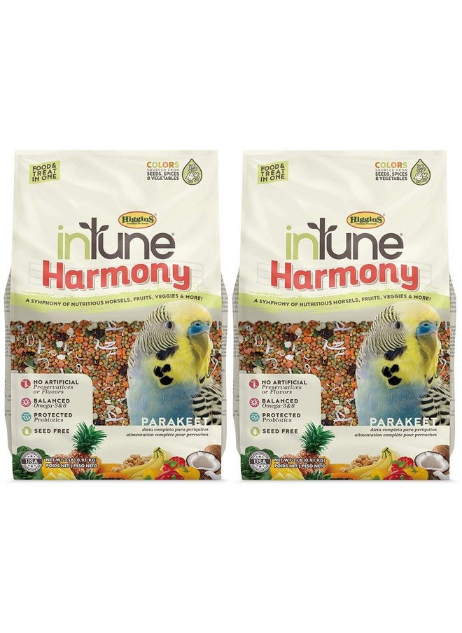 HigginS Higgins 2 Pack of Intune Harmony Parakeet Food, 2 Pounds Each2  - Image 1